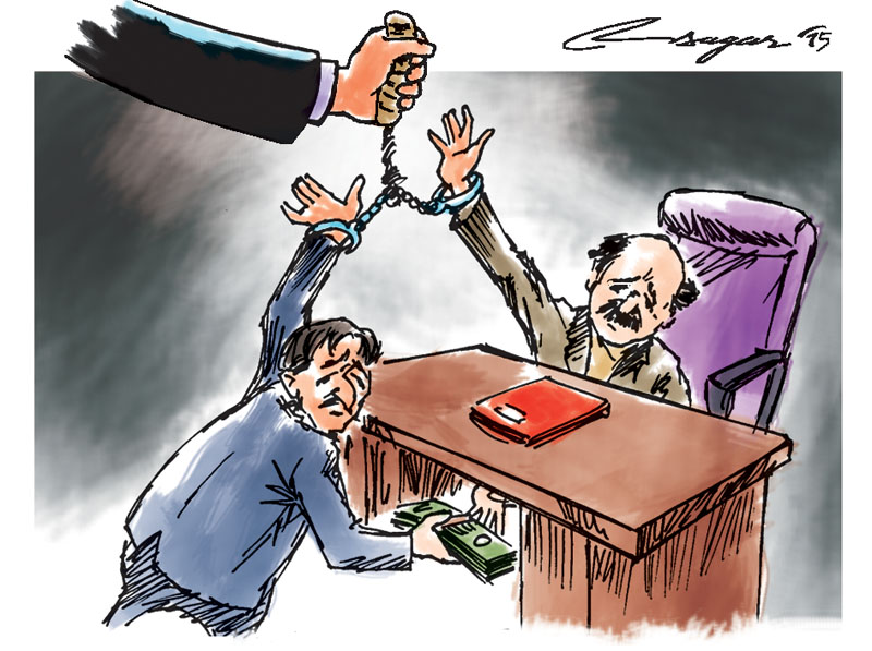 भ्रष्टाचार र अनियमितताको कारण देश अस्तव्यस्त