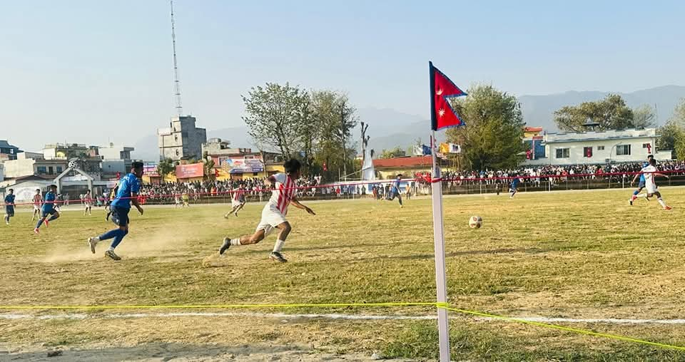 सुनगाभा सैनामैना गोल्डकप : पुलिसमाथी फर्साटिकर हावी