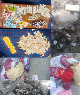 अबैध सामानहरु प्रहरीको नियन्त्रणमा