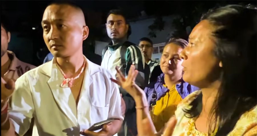 सुदन गुरुङ्ग समूह प्रधानमन्त्री सुशिला कार्कीको राजिनामा माग्दै आन्दोलन